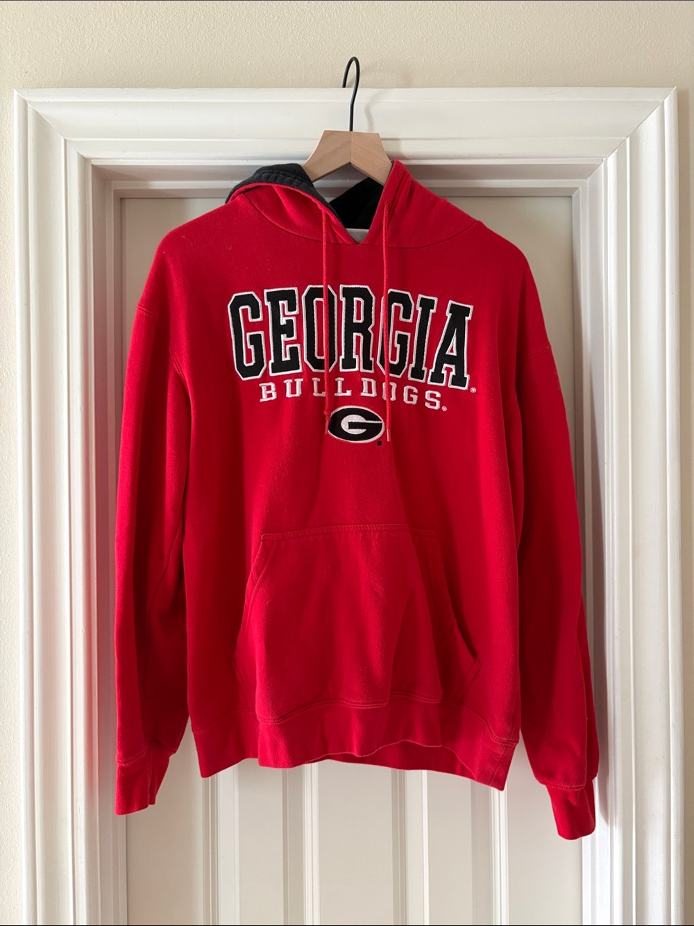 Men’s Georgia Bulldogs Red Pullover Hoodie